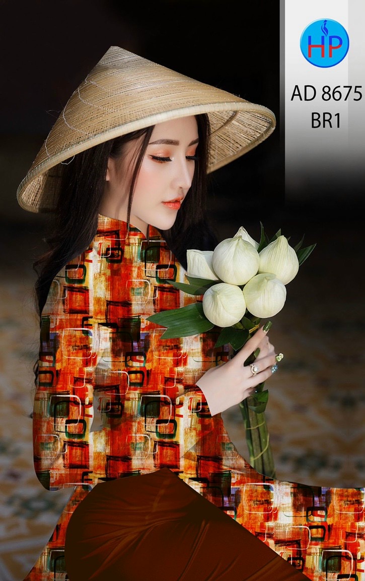 Vải áo dài hoa văn AD 8675 - Ảnh 5