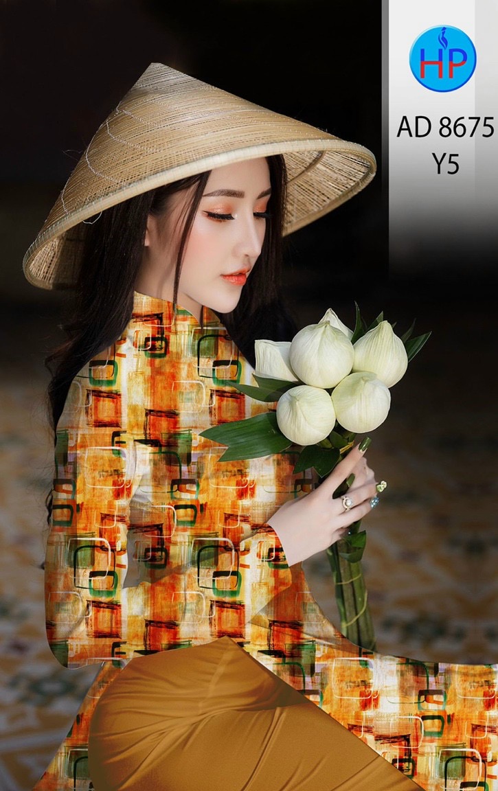 Vải áo dài hoa văn AD 8675 - Ảnh 4