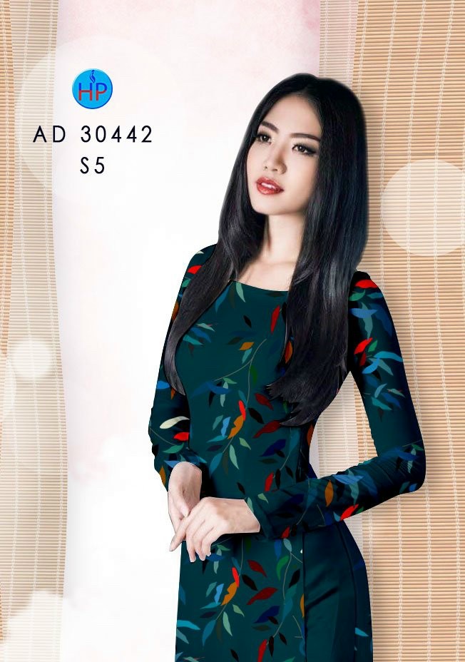 Vải áo dài chiếc lá AD 30442 - Ảnh 11