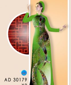Alternative view of Vải áo dài lập thể AD 30179