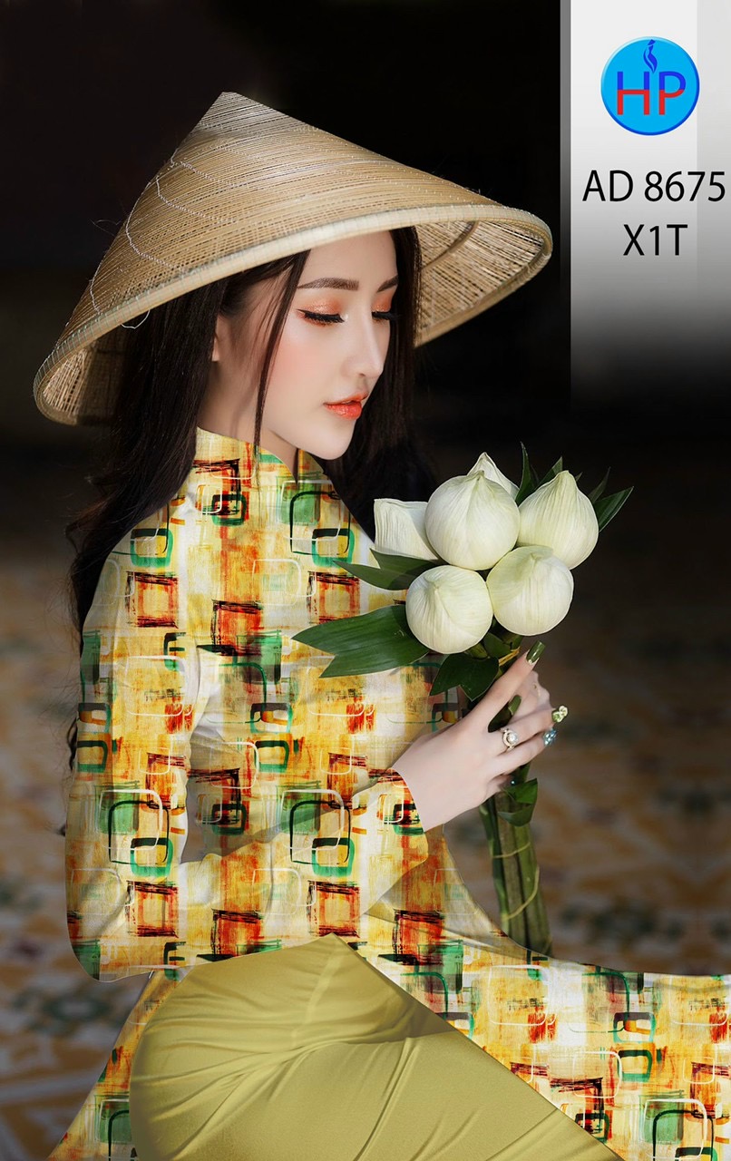 Vải áo dài hoa văn AD 8675 - Ảnh 19