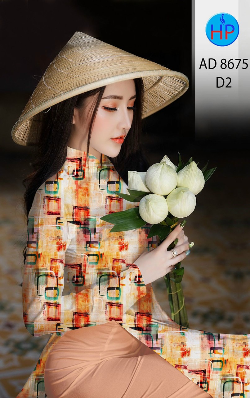 Vải áo dài hoa văn AD 8675 - Ảnh 7