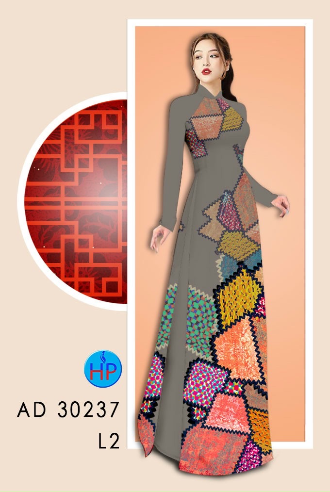 Vải áo dài lập thể AD 30237 - Ảnh 6