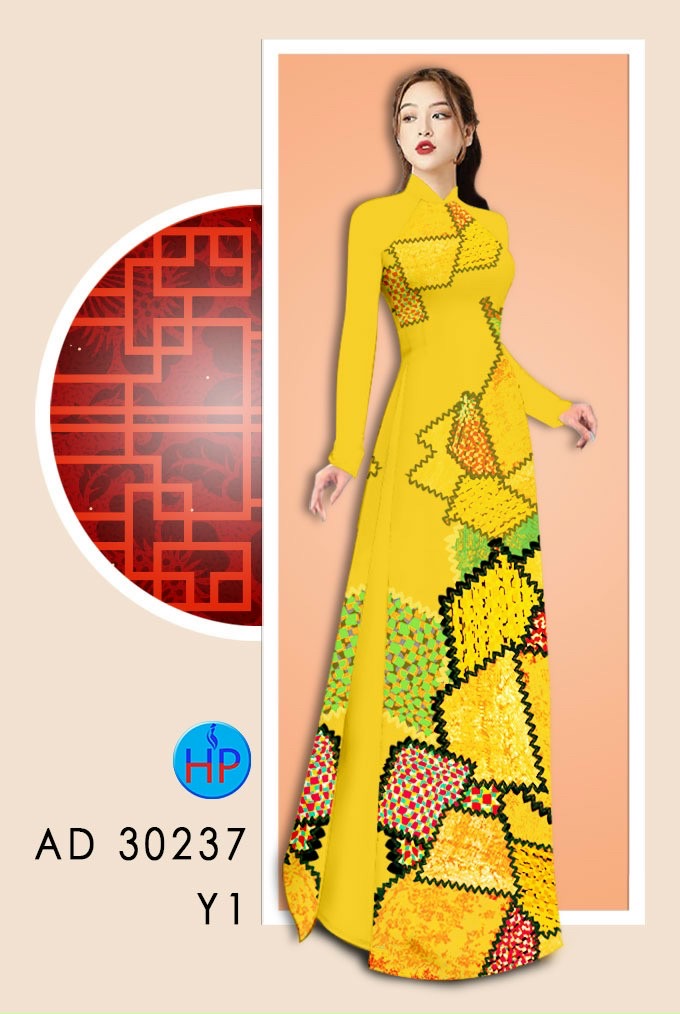 Vải áo dài lập thể AD 30237 - Ảnh 10