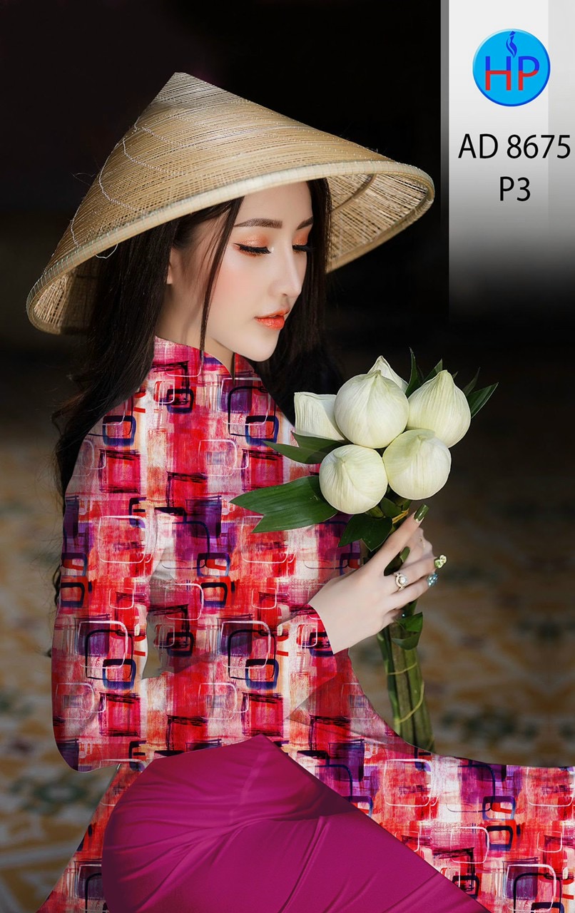Vải áo dài hoa văn AD 8675 - Ảnh 14
