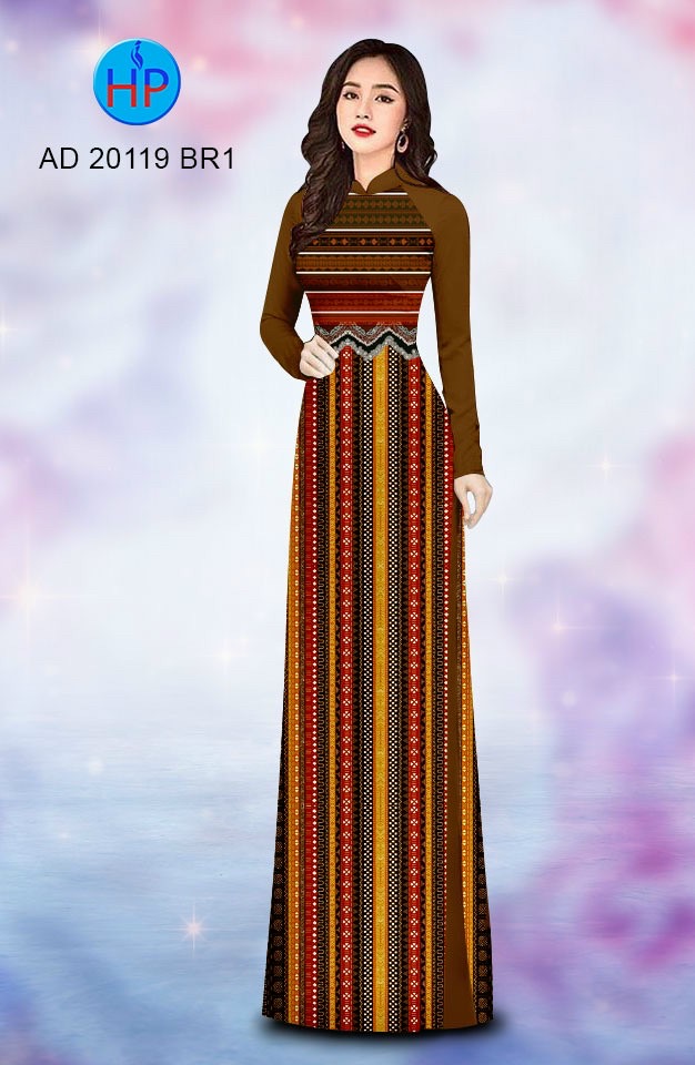 Vải áo dài hoa văn AD 20119 - Ảnh 3