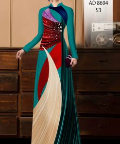 Vải áo dài lập thể AD 8694