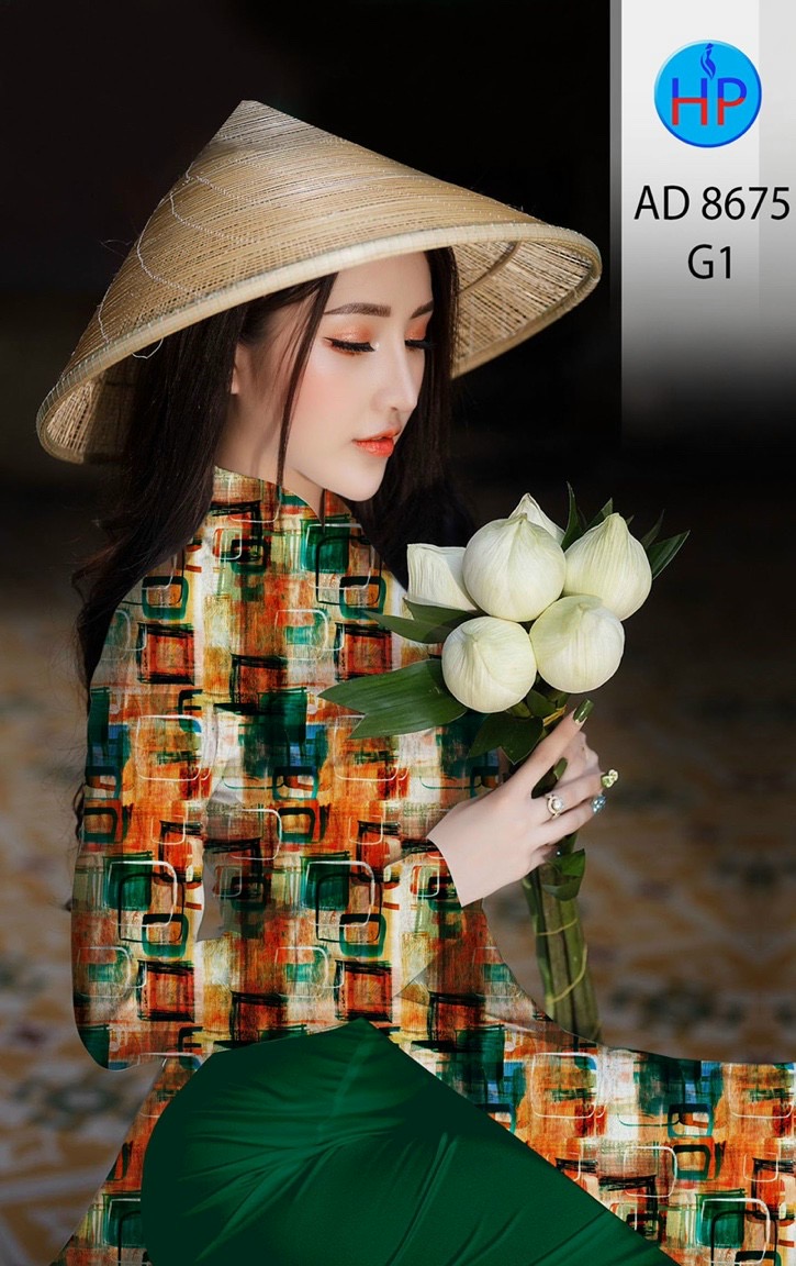 Vải áo dài hoa văn AD 8675 - Ảnh 6