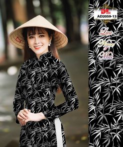 Alternative view of Vải áo dài chiếc lá Dlad-2059