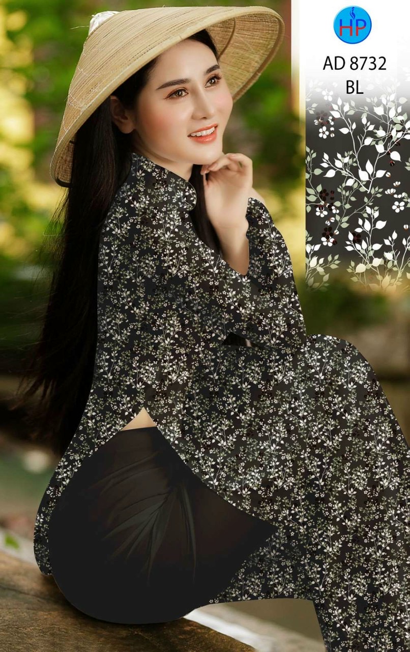 Vải áo dài hoa nhí AD 8732 - Ảnh 13