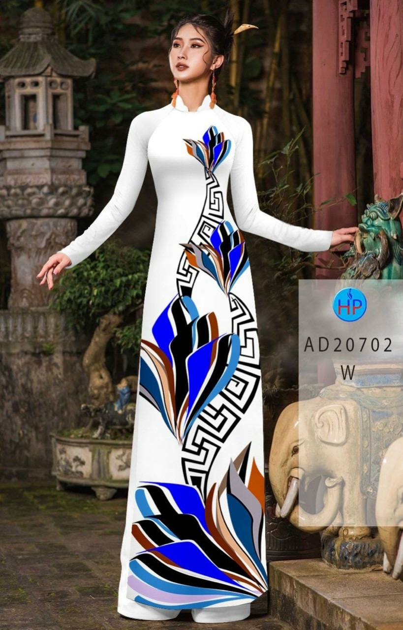Vải áo dài hoa văn Ad 20702 - Ảnh 19