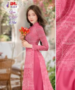 Vải áo dài hoa văn DL-9120