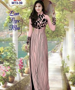 Vải áo dài hoa văn DLmt-3