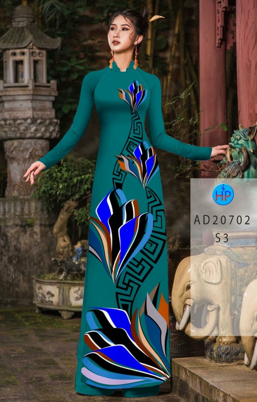 Vải áo dài hoa văn Ad 20702 - Ảnh 14