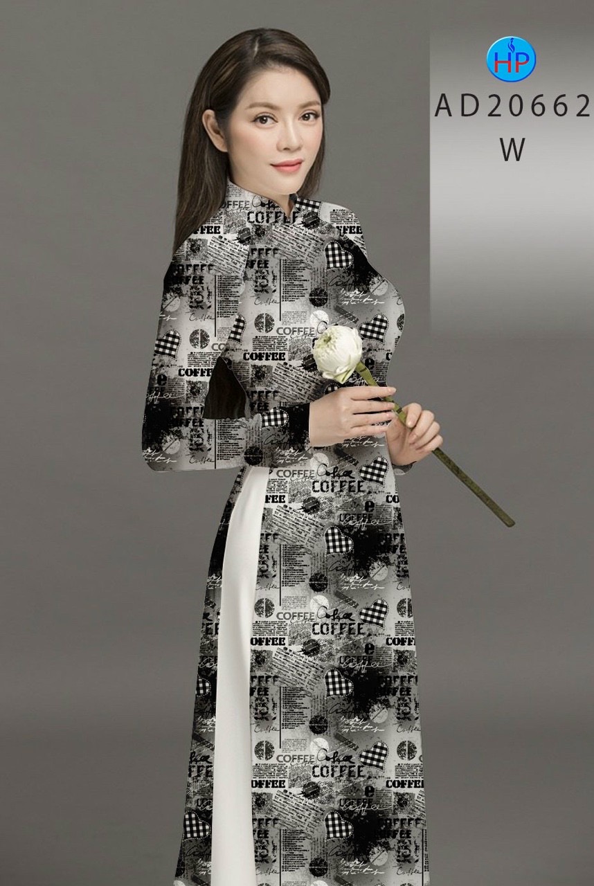 Vải áo dài hoa văn AD 20662 - Ảnh 2