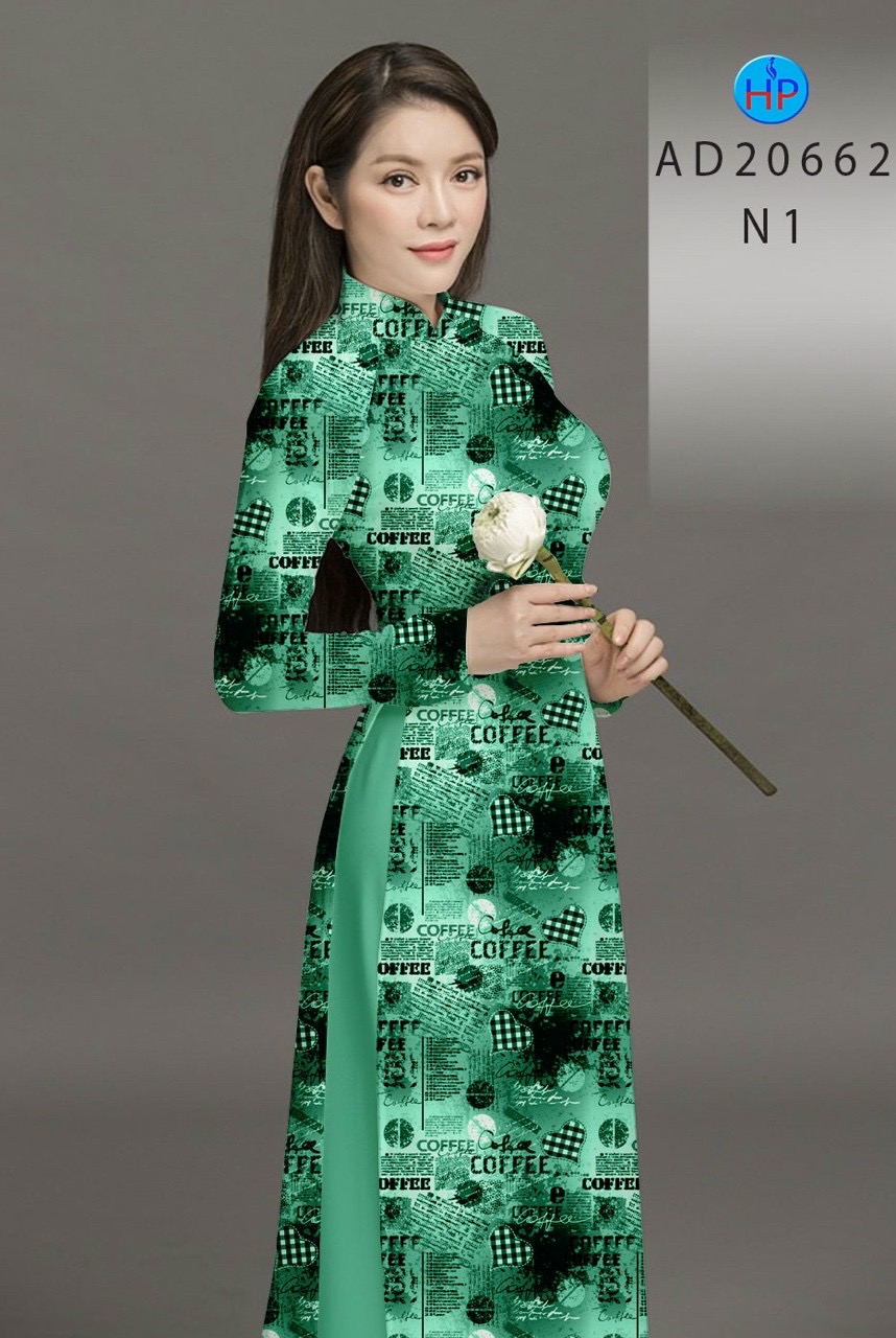 Vải áo dài hoa văn AD 20662 - Ảnh 3