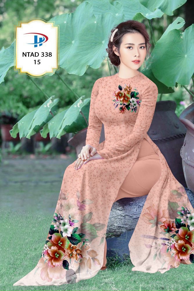 Vải áo dài hoa trên dưới ntad-338 - Ảnh 7