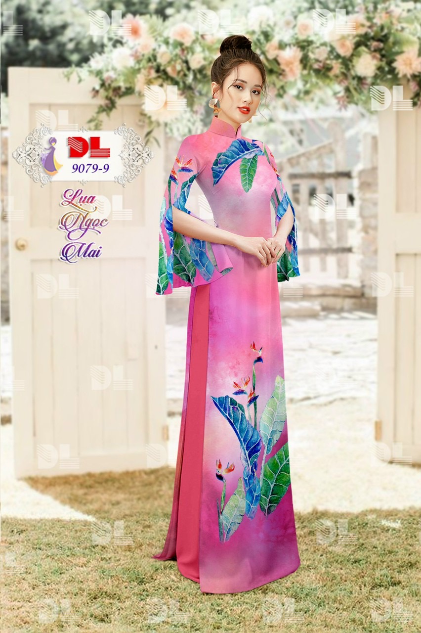 Vải áo dài chiếc lá Dl-9079 - Ảnh 17