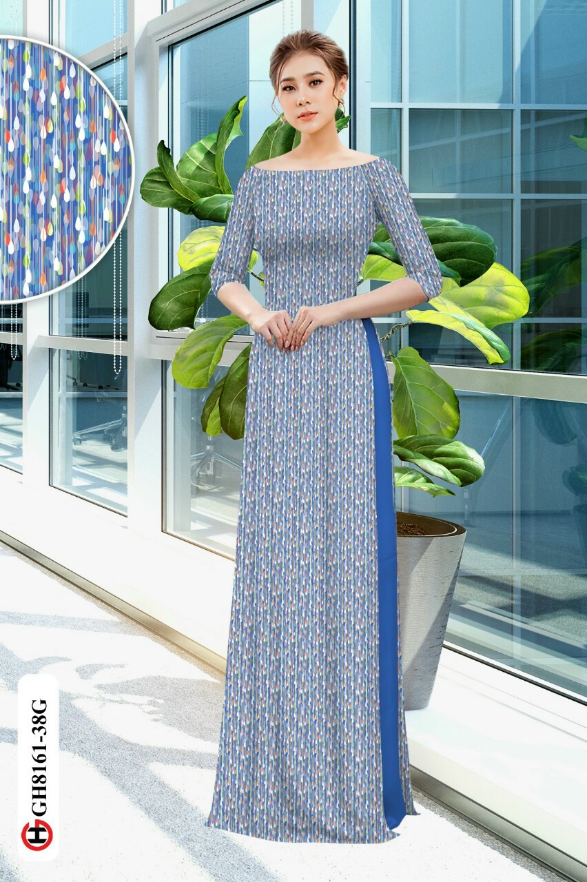 Vải áo dài hoa văn Gh8161 - Ảnh 12