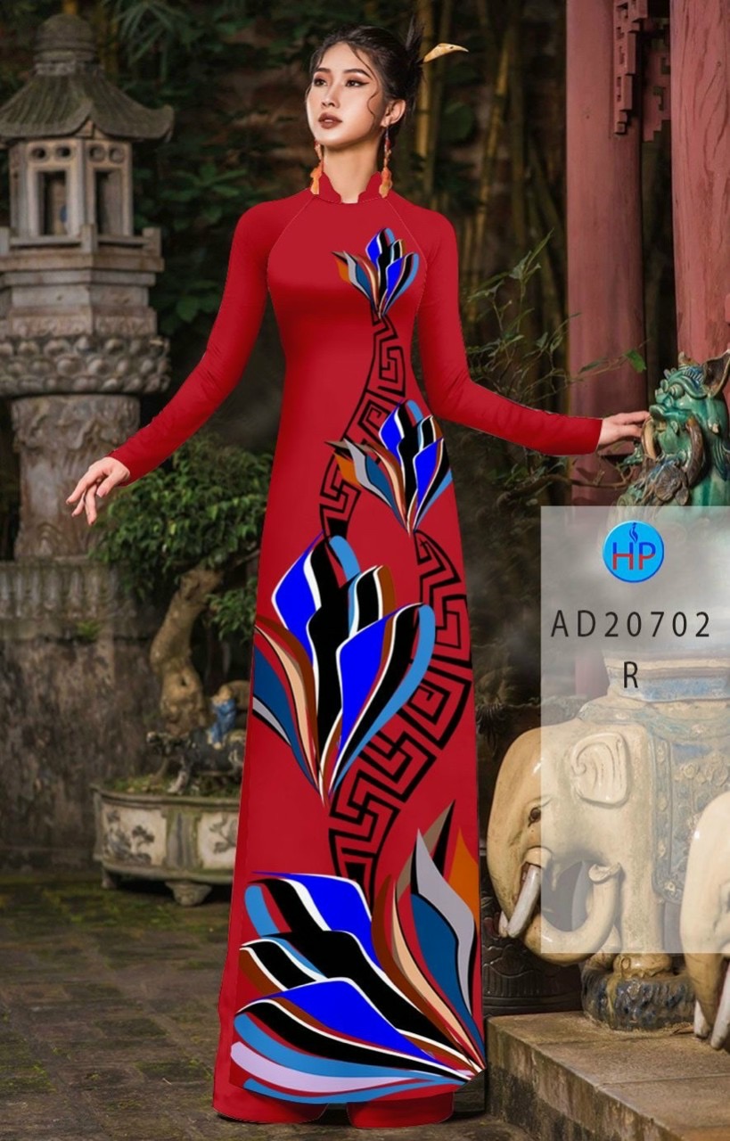 Vải áo dài hoa văn Ad 20702 - Ảnh 15