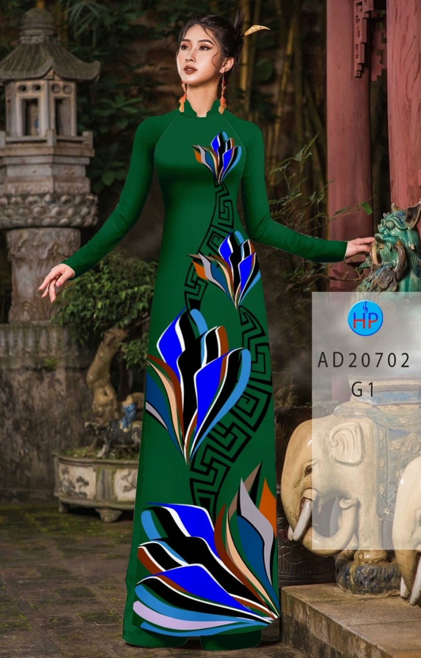 Vải áo dài hoa văn Ad 20702 - Ảnh 13