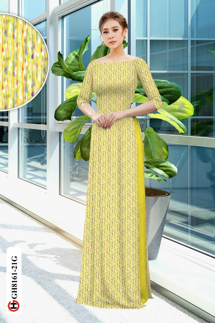 Vải áo dài hoa văn Gh8161 - Ảnh 13