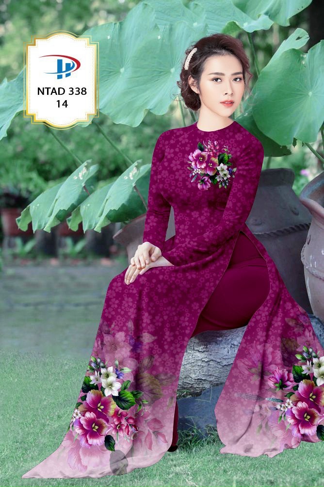 Vải áo dài hoa trên dưới ntad-338 - Ảnh 9