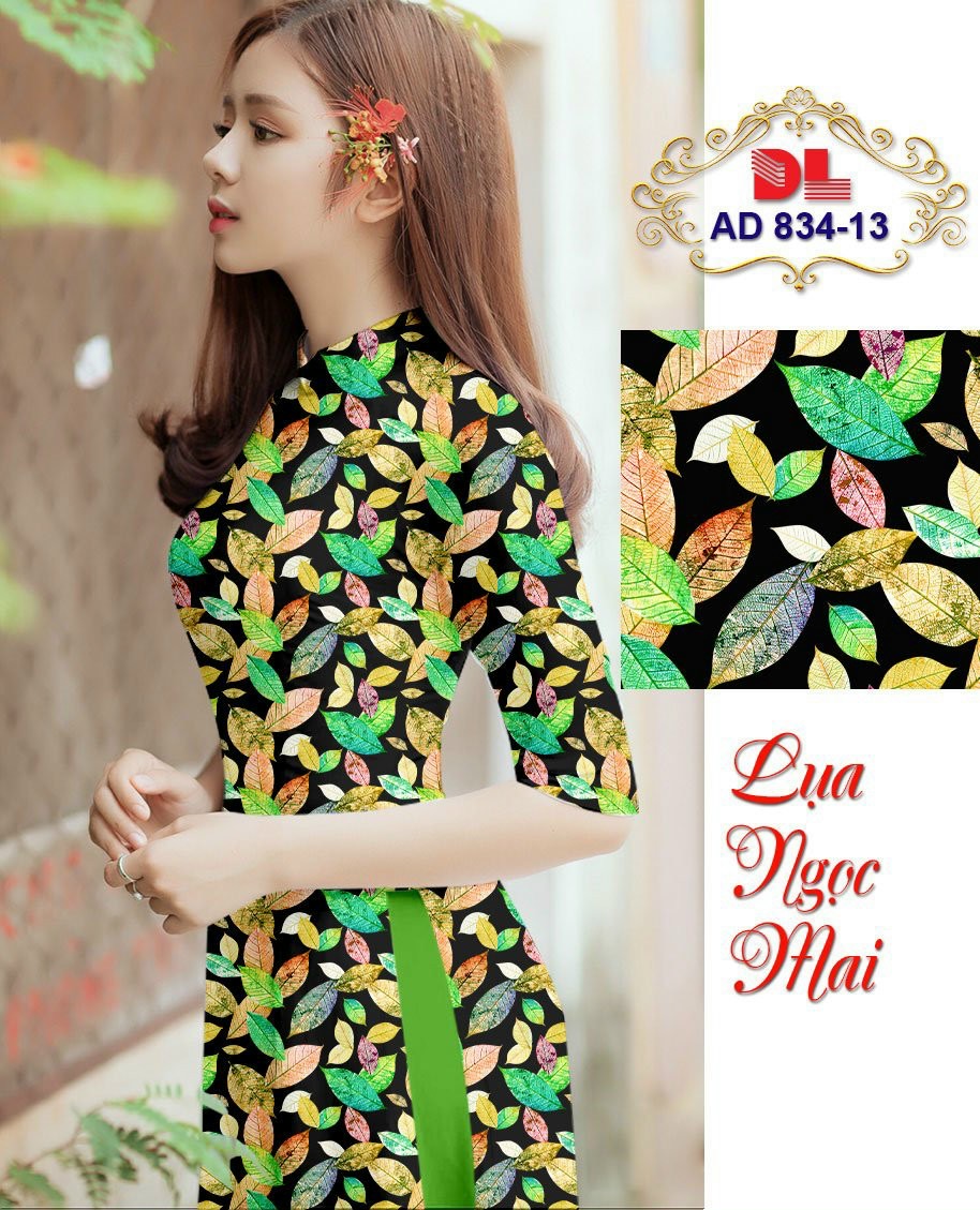 Vải áo dài chiếc lá Dlad-834 - Ảnh 14
