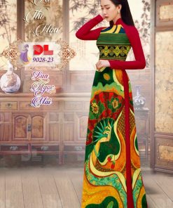 Vải áo dài hoa văn Dl-9028