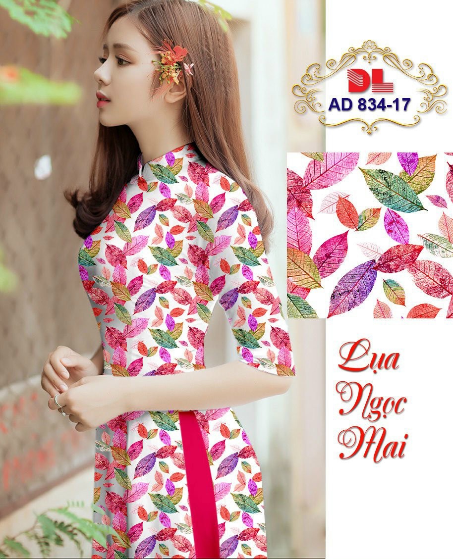 Vải áo dài chiếc lá Dlad-834 - Ảnh 18