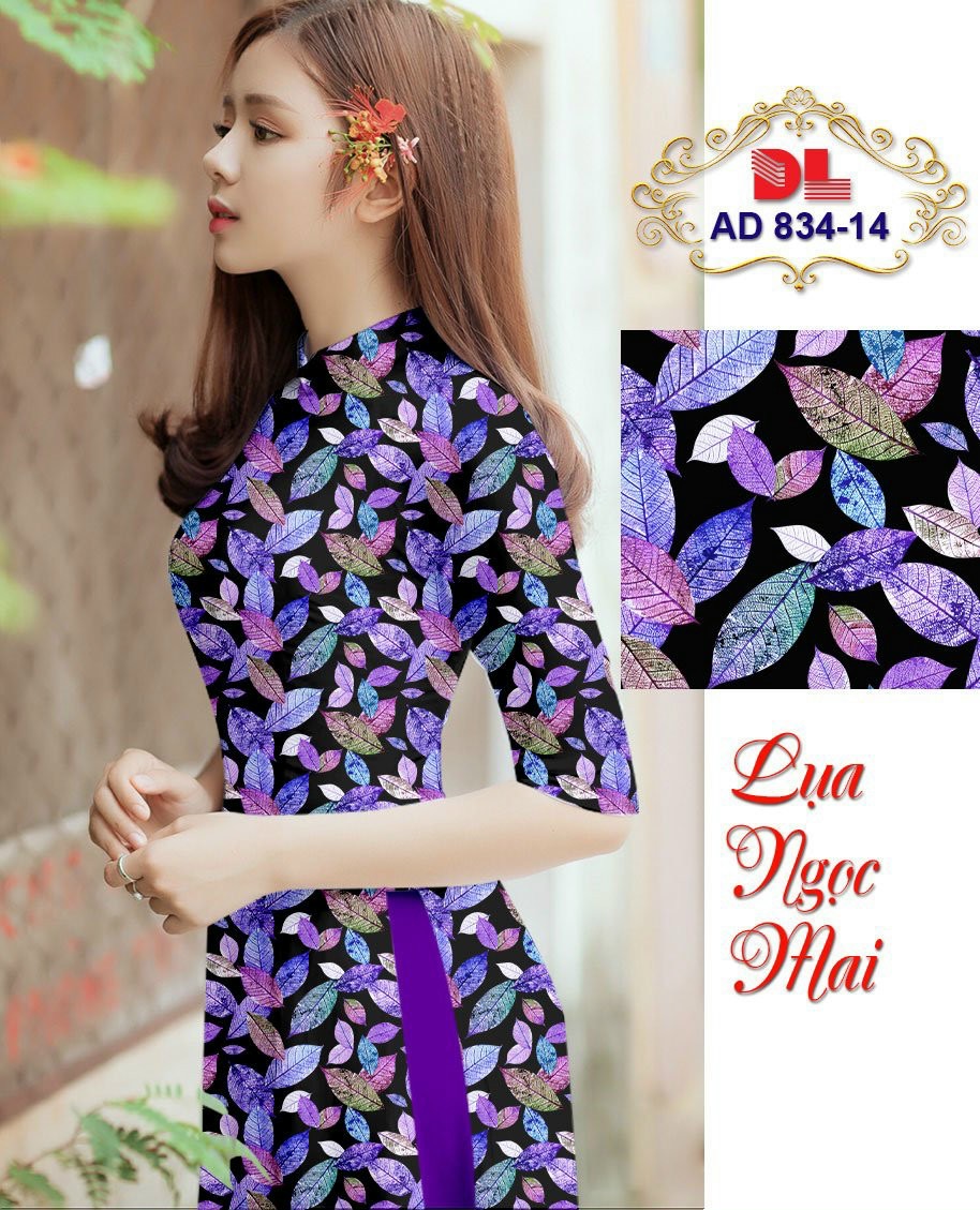 Vải áo dài chiếc lá Dlad-834 - Ảnh 13