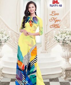 Vải áo dài chiếc lá Dltu-171