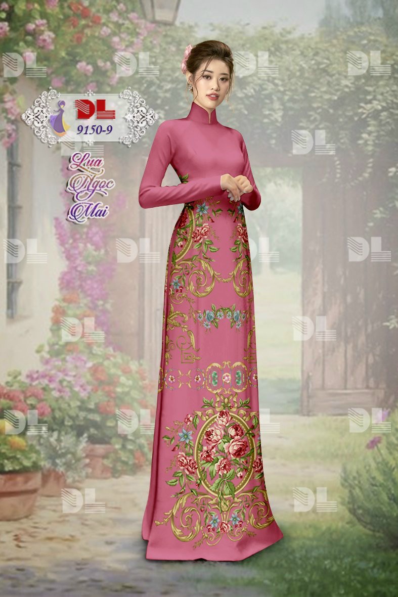 Vải áo dài hoa văn dl-9150 - Ảnh 31