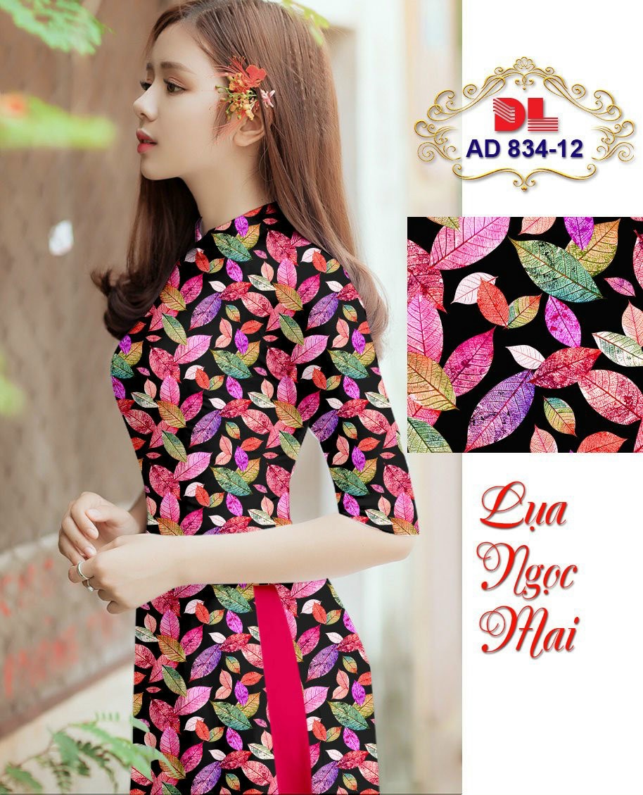 Vải áo dài chiếc lá Dlad-834 - Ảnh 15