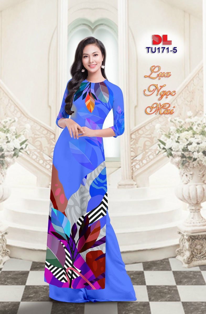 Vải áo dài chiếc lá Dltu-171 - Ảnh 8