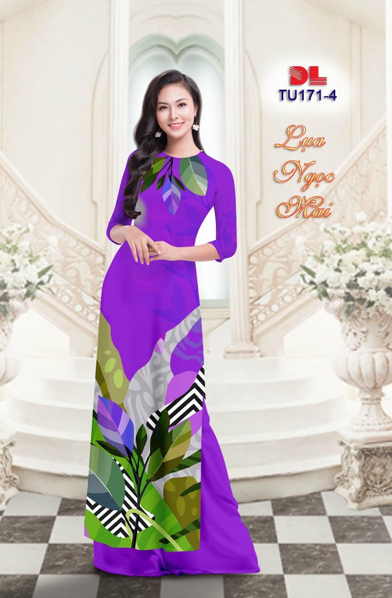Vải áo dài chiếc lá Dltu-171 - Ảnh 7