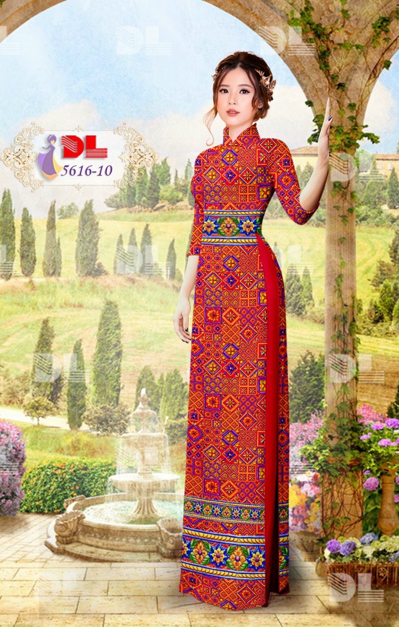 Vải áo dài hoa văn Dl-5616 - Ảnh 21