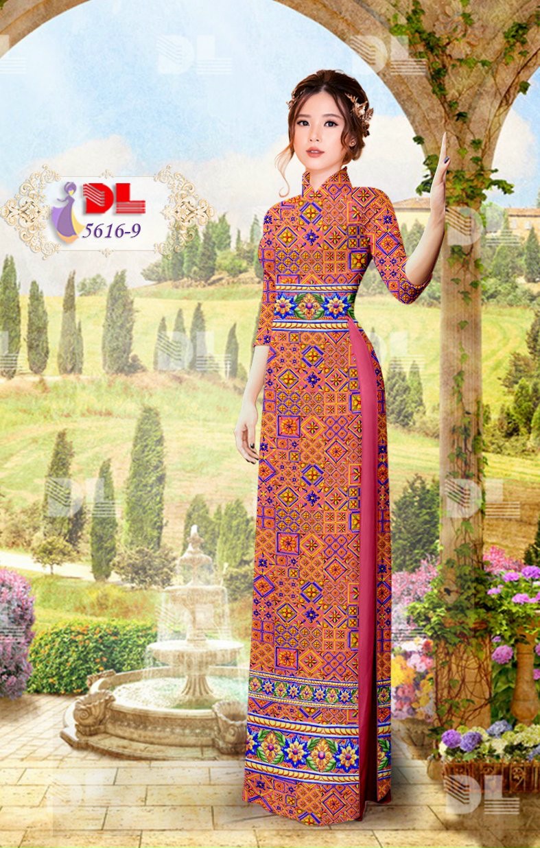 Vải áo dài hoa văn Dl-5616 - Ảnh 24