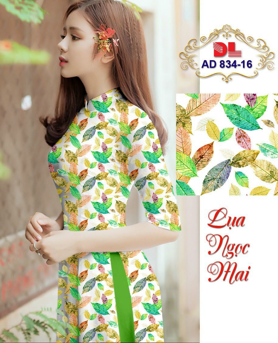 Vải áo dài chiếc lá Dlad-834 - Ảnh 19