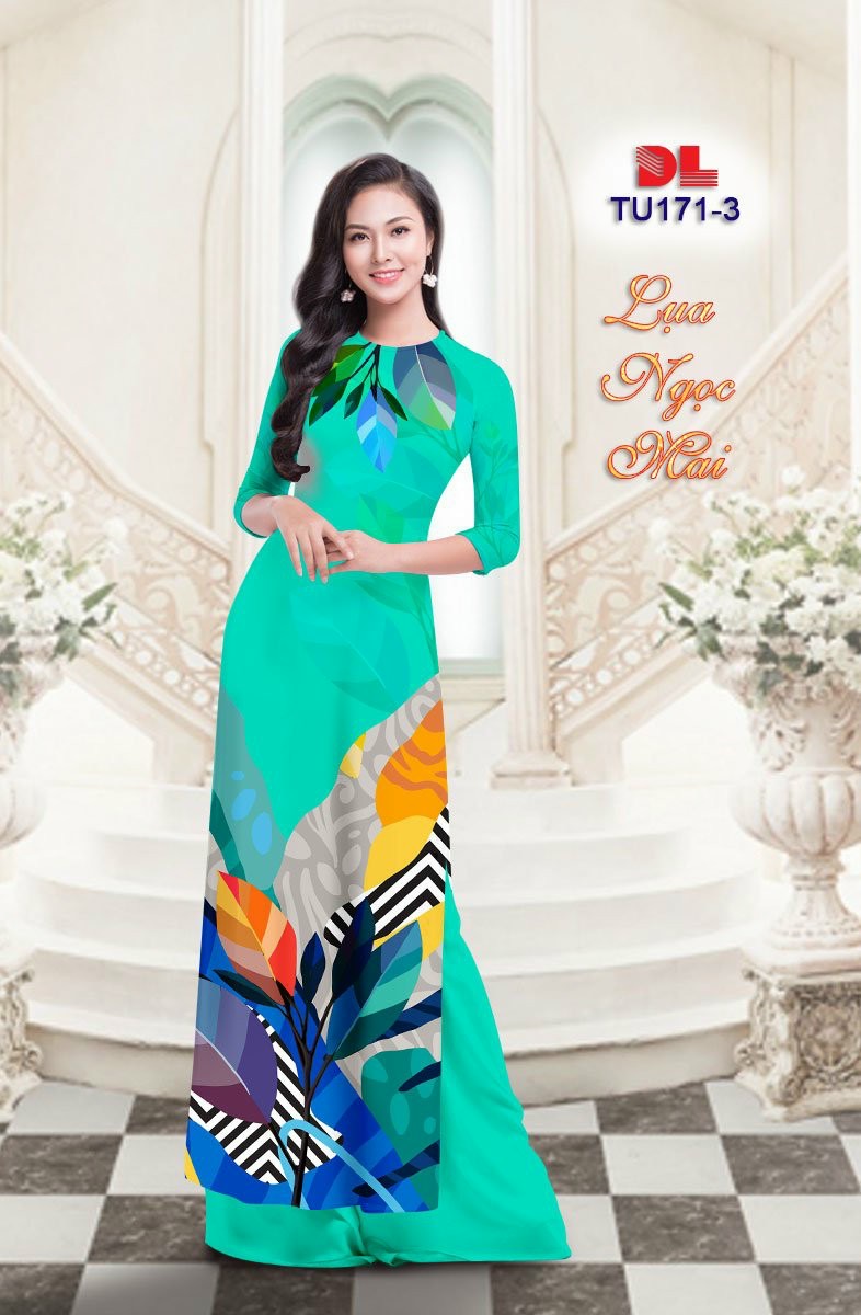 Vải áo dài chiếc lá Dltu-171 - Ảnh 9