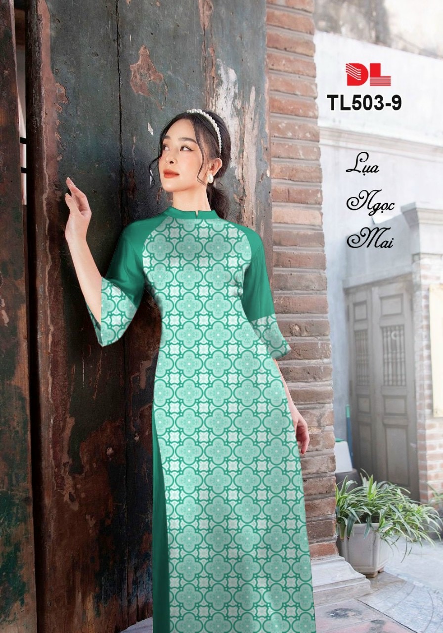 Vải áo dài hoa văn dltl-503