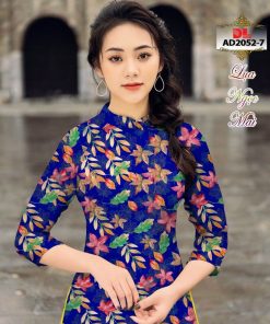Alternative view of Vải áo dài chiếc lá dlad-2052