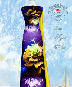 Vải áo dài hoa ảo dlad-2135