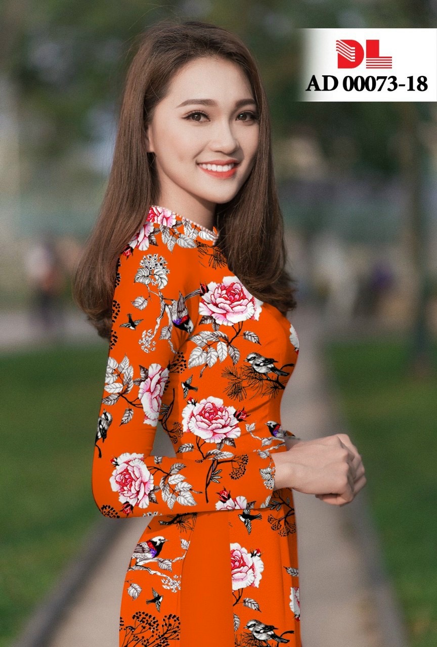 Vải áo dài hoa nguyên áo dlad-00037 - Ảnh 23