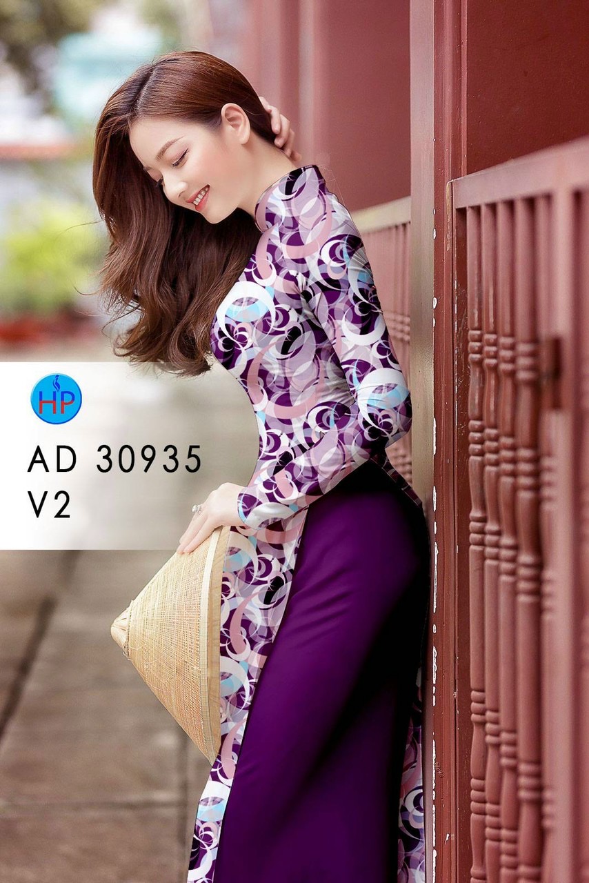 Vải áo dài hoa đều ad 30935 - Ảnh 9