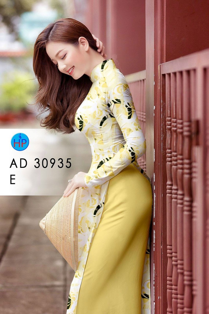 Vải áo dài hoa đều ad 30935 - Ảnh 6