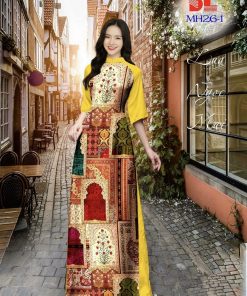 Vải áo dài thổ cẩm dlmh-26