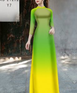 Vải áo dài loang ad 21272