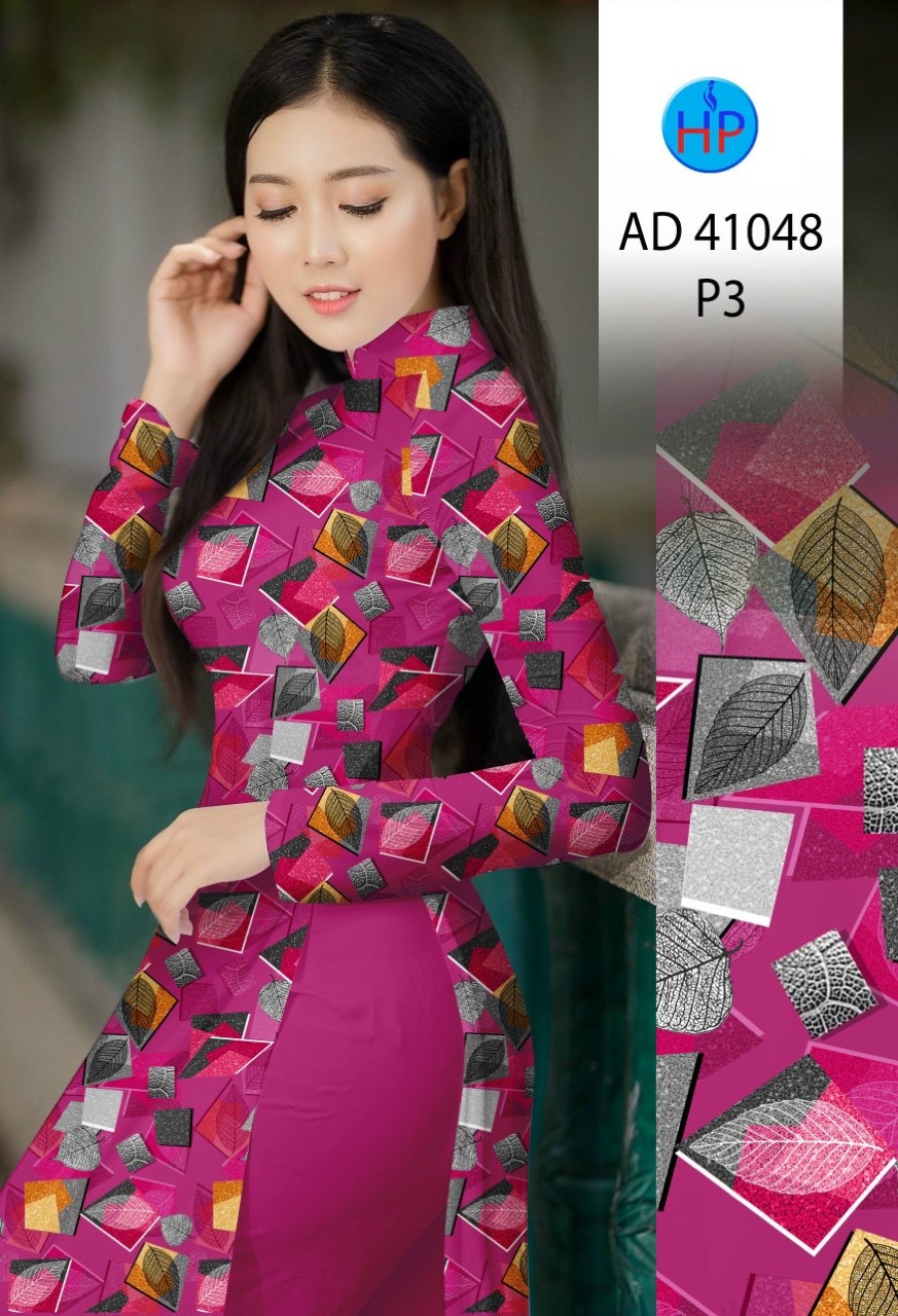 Vải áo dài chiếc lá ad 41048 - Ảnh 17
