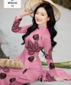 Vải áo dài chiếc lá mtad-64